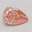3.08 Ct. Fancy Vivid Pink Pear Lab Grown Diamond