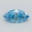 0.42 Ct. Fancy Vivid Blue Marquise Lab Grown Diamond