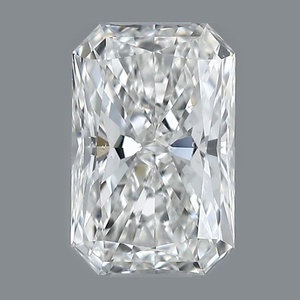 Radiant diamond — real photo