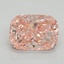 2.25 Ct. Fancy Vivid Pink Cushion Lab Grown Diamond