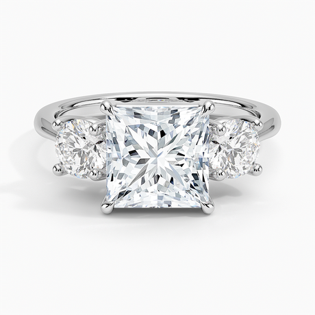Three Stone Diamond Engagement Ring