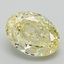 1.42 Ct. Fancy Yellow Oval Lab Grown Diamond