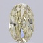 1.59 Ct. Light Yellow Oval Lab Grown Diamond