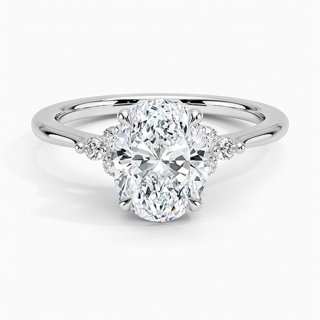 18K White Gold Melody Diamond Ring