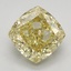 3.83 Ct. Fancy Intense Yellow Cushion Lab Grown Diamond
