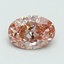 1.34 Ct. Fancy Vivid Pink Oval Lab Grown Diamond