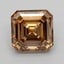 2.11 Ct. Fancy Light  Brown Asscher Lab Grown Diamond
