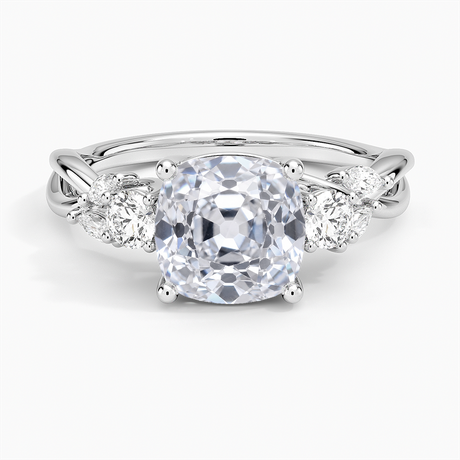 Willow Three Stone Diamond Ring - Brilliant Earth