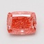 1.07 Ct. Fancy Vivid Pink Cushion Lab Grown Diamond