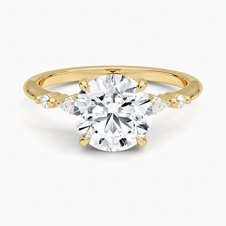 18K Yellow Gold Soraya Diamond Ring