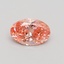 0.80 Ct. Fancy Vivid Pink Oval Lab Grown Diamond