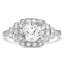 Art Deco Reproduction Diamond Vintage Ring