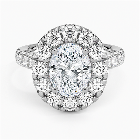 Adele Halo Diamond Ring