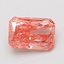 1.01 Ct. Fancy Vivid Pink Radiant Lab Grown Diamond