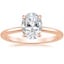 14K Rose Gold Petite Elodie 1.5mm Ring, smalltop view