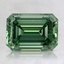 2.06 Ct. Fancy Vivid Pacific Green Emerald Lab Grown Diamond