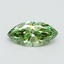 1.02 Ct. Fancy Vivid Green Marquise Lab Grown Diamond