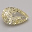 1.64 Ct. Fancy Intense Yellow Pear Lab Grown Diamond