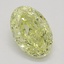 0.75 Ct. Fancy Yellow Oval Diamond