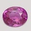 7.6x6.1mm Unheated Pink  Oval   Sapphire