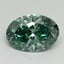 2.33 Ct. Fancy Vivid Green Oval Lab Grown Diamond
