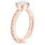 14K Rose Gold Sinclair Art Deco Diamond Ring (1/6 ct. tw.), smallside view