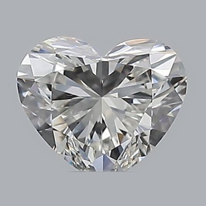 Heart diamond — real photo