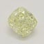 1.00 Ct. Fancy Light Yellow Cushion Diamond