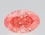 0.78 Ct. Fancy Vivid Pink Oval Lab Grown Diamond