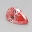 0.42 Ct. Fancy Vivid Pink Pear Lab Grown Diamond
