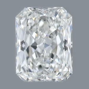 Radiant diamond — real photo