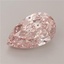 6.03 Ct. Fancy Intense Pink Pear Lab Grown Diamond