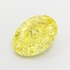4.11 Ct. Fancy Vivid Yellow Oval Lab Grown Diamond