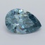 1.03 Ct. Fancy Vivid  Blue Pear Lab Grown Diamond