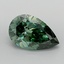 1.81 Ct. Fancy Vivid  Green Pear Lab Grown Diamond