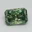 2.00 Ct. Fancy Vivid Green Radiant Lab Grown Diamond
