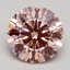 2.60 Ct. Fancy Intense Pink Round Lab Grown Diamond