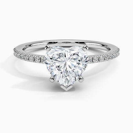 Scalloped Pavé Diamond Ring