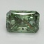 1.54 Ct. Fancy Vivid Green Radiant Lab Grown Diamond