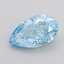 1.83 Ct. Fancy Vivid None Blue Pear Lab Grown Diamond