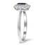 The Curie Ring, smalltop view on a hand