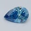 1.10 Ct. Fancy Vivid Blue Pear Lab Grown Diamond