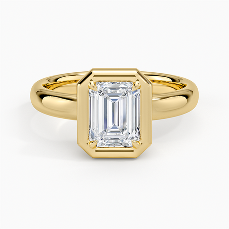 Andrea Bezel Prong Ring