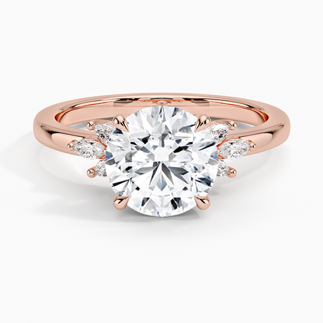 14K Rose Gold Stella Diamond Ring