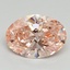 2.03 Ct. Fancy Vivid Pink Oval Lab Grown Diamond