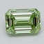 3.03 Ct. Fancy Vivid  Green Emerald Lab Grown Diamond