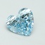 10.32 Ct. Fancy Vivid Blue Heart Lab Grown Diamond