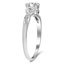The Zelba Ring, smalltop view on a hand