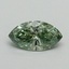 0.41 Ct. Fancy Vivid Green Marquise Lab Grown Diamond