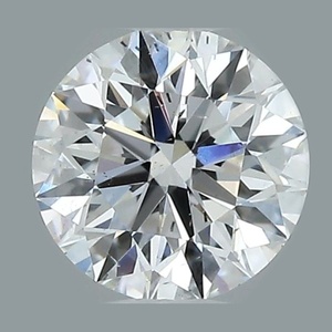 Round diamond — real photo